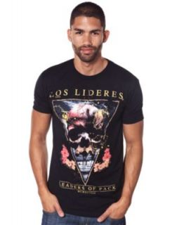 Marc Ecko Cut & Sew Shirts, Los Lideres Floral Skull Graphic T Shirt