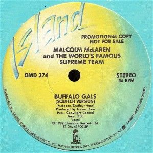 MALCOLM McLAREN   BUFFALO GALS * 1982 Trevor Horn * PROMO * Listen