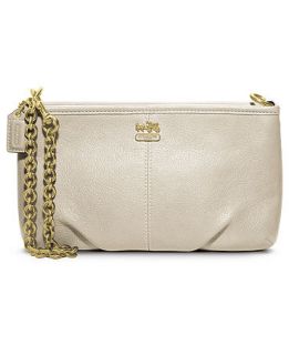 COACH MADISON LEATHER LARGE WRISTLET WITH CHAIN   COACH   Handbags