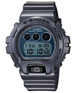 Shock Watch, Mens Digital Blue Resin Strap 50x53mm DW6900MF 2   All