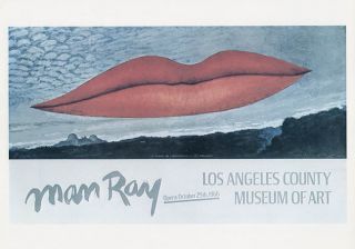 Man Ray Poster Print 1966 Los Angeles Museum Show