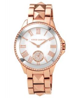 Vince Camuto Watch, Womens Rose Gold Tone Stainless Steel Bracelet