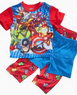 AME Kids Set, Toddler Boys Superhero 3 Piece Pajamas