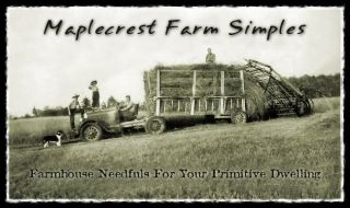 Happy New Year from Maplecrest Farm Simples~