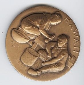 Society of Medalists Issue 71, Hawaii/ Alaska, Bronze, Margaret Grigor