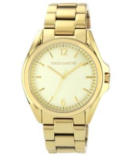 Vince Camuto Watch, Womens Gold Tone Stainless Steel Bracelet 39mm VC