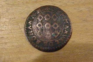 1776 Copper 1 Grano Coin Emmanvel de Rohan Knights Malta Cross Order