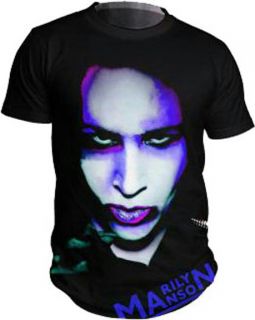Marilyn Manson Over Saturated Photo New Licensed Adult T Shirt s XXL