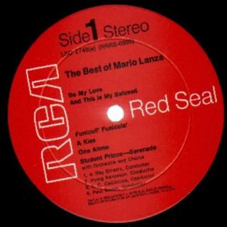 LP Mario Lanza The Best of Mario Lanza RCA Victor