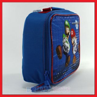 Super Mario Brothers Mario Kart Wii Lunch Bag Box Case Bros Luigi