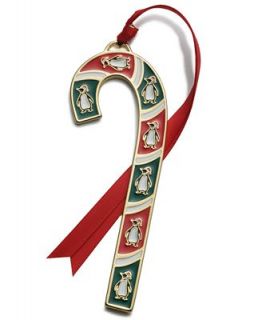 Wallace Christmas Ornament, 2012 Annual Gold Plated Candy Cane