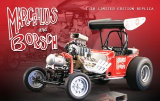 18 ACME NHRA Marcellus & Wild Willie Borsch Winged Express Roadster