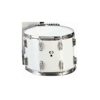 Percussion Parade Series 10 x 14 White Marching Snare Drum   IS3664