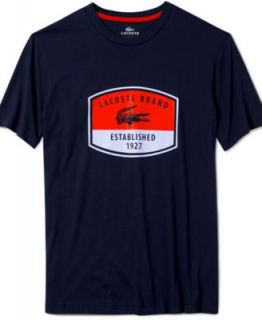 Lacoste Shirt, Colorblock Graphic Sport T Shirt
