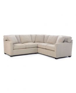 Fabric Sectional Sofa, 2 Piece (Loveseat & Sofa) 96W X 95D X 38H