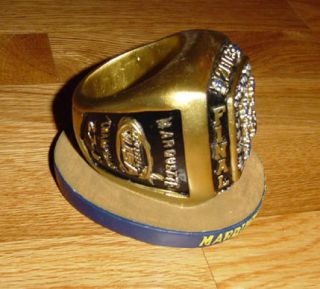 07 Marquette Golden Eagles Final Four Ring Dwayne Wade