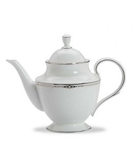 Lenox Pearl Platinum Teapot, 40 oz   Fine China   Dining