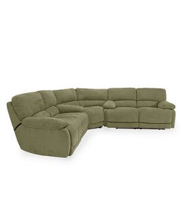 Piece Power Recliner (2 Loveseats and Wedge) 121W x 121D x 40H