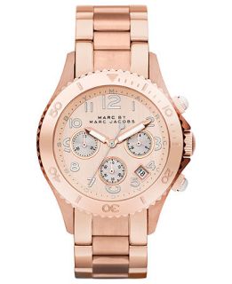 Marc by Marc Jacobs Watch, Womens Chronograph Rose Gold Ion Plated