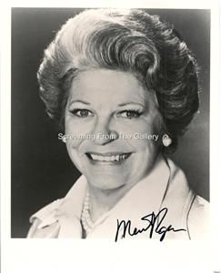 Martha Raye Hand Signed 8 x10 Autographed Old Big Mouth