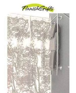 Marimekko Grey Tuuli Bathroom Shower Curtain