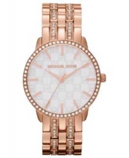 Michael Kors Watch, Womens Chronograph Dylan Rose Gold Tone Stainless