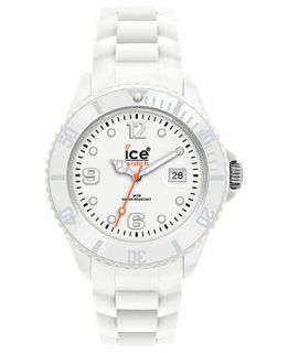 Ice Watch Watch, Womens Sili Forever White Silicone Strap 43mm 101962