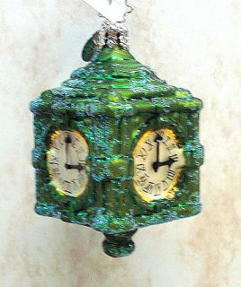 Radko Marshall Fields Clock 2005 Ornament Gem 3011022