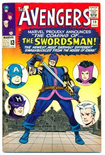 Avengers 19 VG 1st Swordsman Marvel Comics 1965