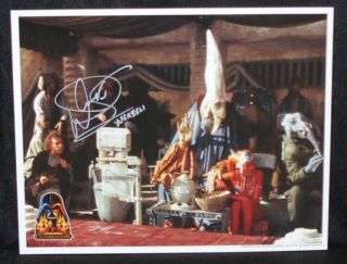 Warwick Davis Weazel Star Wars Autograph