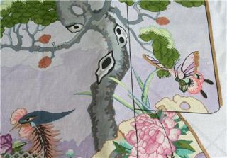 Huge Mary Jo Cole Inc Oriental Rug Carpet Tapestry Kimono Needlepoint