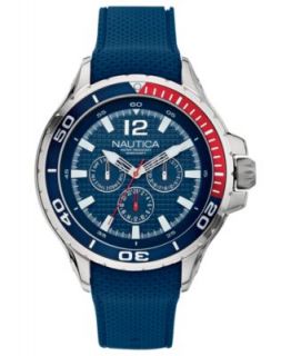 Nautica Watch, Mens Blue Canvas Strap 45mm N13607G   All Watches