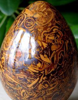 Calligraphy Stone Maryam Gem Stone 48 mm Crystal Egg RARE