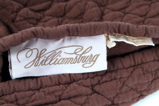 Williamsburg William and Mary Matelasse 26 x 26 Euro Pillow Sham