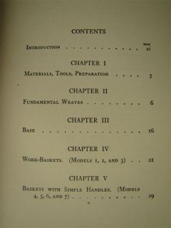 1914 The Basketry Book Mary Miles Blanchard Scribners