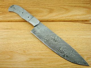 Custom Damascus Master Chopping Chef Knife Blank Knifemakin​g Sharp
