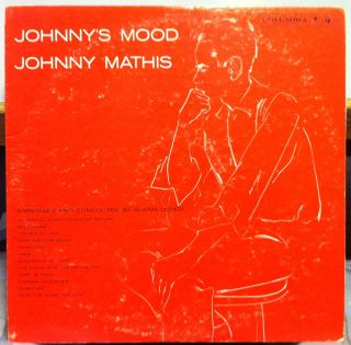 Johnny Mathis Johnnys Mood LP VG CL 1526 Vinyl 1960 Mono 6 Eye