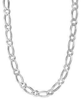 Giani Bernini Sterling Silver Necklace, 22 Figaro Link Chain