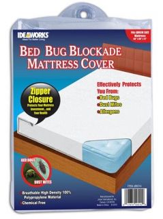 Ideaworks Bed Bug Blockade Mattress Cover Queen Size Mattress