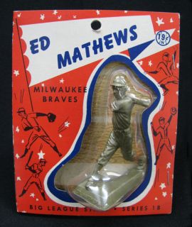1956 Big League Stars Eddie Mathews Complete Statue