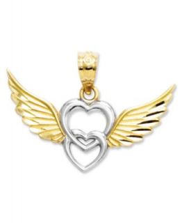 14k Gold Charm, Angel Wing Charm   Bracelets   Jewelry & Watches