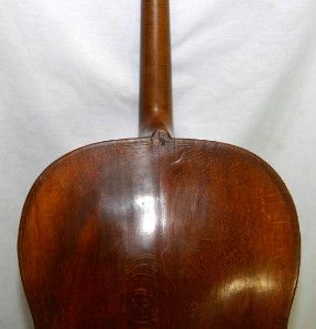 Antique Cello Labeled Mathias Kloz Anno 1725 Repair or Parts