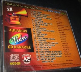 Timeless Music Video CD Karaoke Andy Russel Dave Monroe