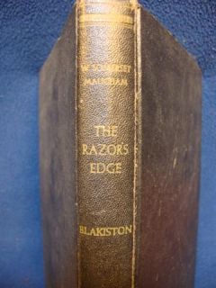 The Razors Edge 1945, W. Somerset Maugham/ Philadelphia Blakiston