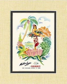 Matson Tropical Abundance Hawaiian Print from Hawaii