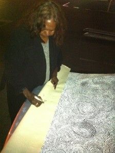 Maureen Hudson Nampitjinpa 103 x 92 Australian Aboriginal Art Painting