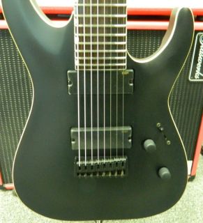 ESP H 338 8 String Electric Guitar Black Satin