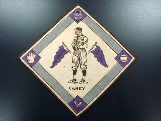 1914 B18 Blankets Max Carey Purple Pennants Pittsburgh Pirates