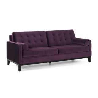 Centennial Velvet Sofa Purple