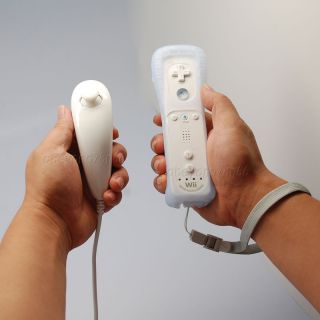 New Nintendo Wii Built in Motion Plus Remote Game Controller Nunchuck
